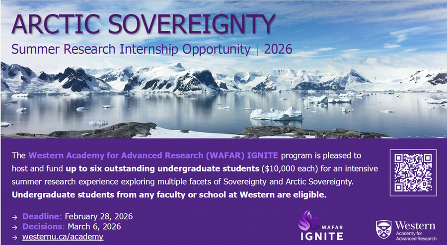 WAFAR IGNITE Feb 2026 internship poster